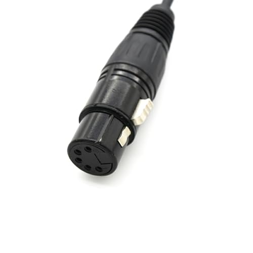 Adaptador XLR5 hembra a intercomunicador aviación GA miniatura 3