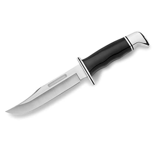 Buck Knives 119 Special Fixed Blade Hunting Knife, 6" 420Hc Blade, Black Phenolic Handle With Leather Sheath #TOP1