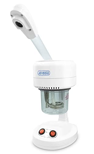 JJ CARE Tabletop Facial Steamer, Mini Facial Steamer for Salon and Spa, Ozone Facial Steamer for Deep Cleansing, Spa Facial Steamer, Professional Sauna Facial Steamer, and Salon Facial Vaporizer