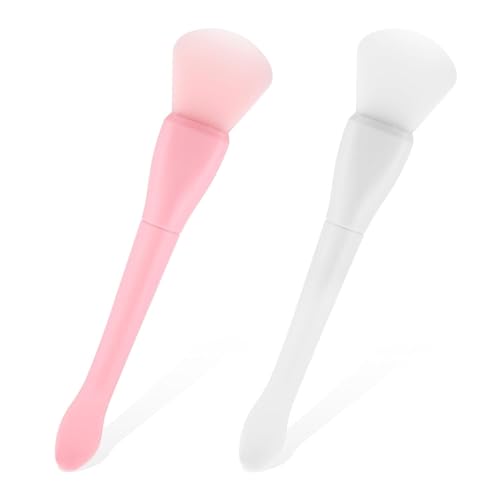 6 Stück Silikon Gesichtsmasken Pinsel, Applikator für Gesichtsmasken, Flexible Masken Pinsel, Wiederverwendbares Kosmetik Zubehör für Hautpflege und Spa Anwendungen Zuhause