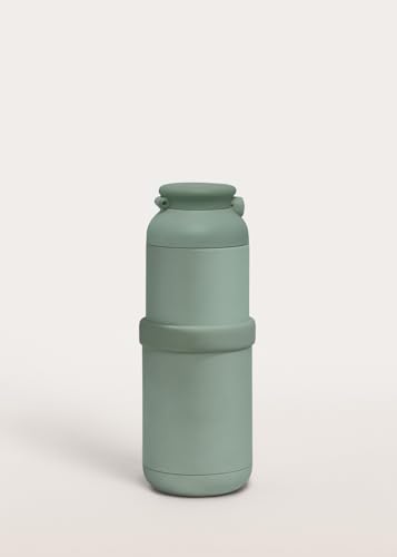 CREATE/BABY PORTABLE MILK WARMER/Termo calentador de leche y agua para biberones verde sage/Selector de temperatura, para leche materna y de fórmula, capacidad de 310 ml, libre BPA/PFOA, 35W - imagen 5