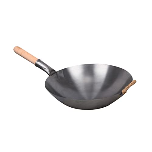 Wok de cocina KICHOUSE 1 unidad con mango gris miniatura 1