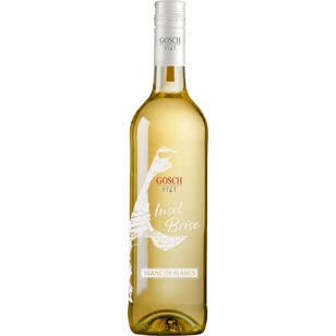 6 Flaschen Gosch Sylt Insel Brise Blanc de Blanc Weißwein QbA trocken a 750ml 11% Vol.