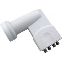 LNB Quad 4 démodulateurs - Gain 62 dB - 0.1 dB Full HD TV