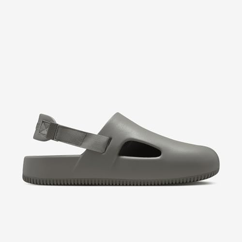 Image of Nike Calm Men's Mules (FD5130-004, Flat Pewter /Flat Pewter) Size 9