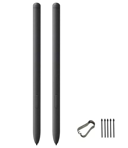2 Pcs Tab S9/S8/S7 S Pen Replacement Compatible with Samsung Galaxy Tab S7 I S7+, S8 I S8+ I S8 Ultra, S9 I S9+ I S9 Ultra All Versions Stylus Pen (Without Bluetooth) with Tips