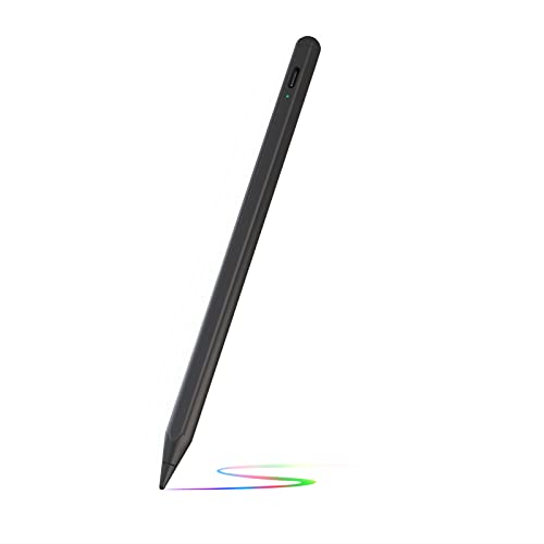 iPad Pencil 2nd Generation, Stylus Pen for iPad, Same as Apple Pencil 2nd Generation, Smart Pencil Compatible with 2024 Apple iPad 6/7/8/9/10 iPad Air 3/4/5 iPad Pro 11/12.9 Inch iPad Mini 5/6 (Black)
