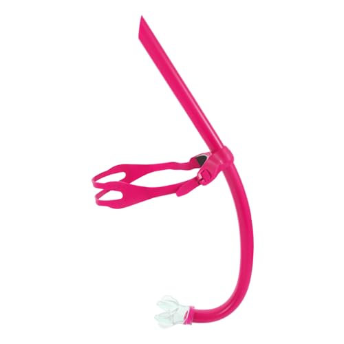 BCOATH Swim Training Snorkel Front-Mounted Diving Breathing Tube for Adults Versatile Snorkeling Gear Firm Constructi