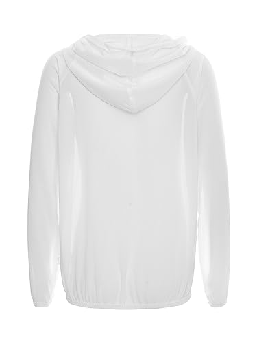 Jugaoge Kids Toddler Sunscreen Hoodie UV UPF50+ Sun Protection Outwear Breathable Zipper Jacket Coat2