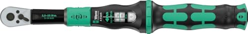 Wera 05075690001 Click-Torque Lock A 5 Drehmomentschlüssel einstellbar Torque Lock Funktion Umschaltknarre Rechtsanzug 2 5-25 Nm 1/4 x 2 5-25 Nm