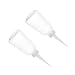 Bettomshin 2Pcs 250ml PE Plastic(Food Grade) Bottles, Straight Mouth Lab Bottle Sample Sealing Storage Container Cylindrical White Cap Translucent