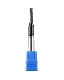 20-56 TPI Single Pitch 1/4in Solid Carbide Thread end Mill,0.018in Cutting Diameter,Necked to Thread 0.5in Deep,4 Flute Bits Tool for Medium Hardness Steel, Brass, Iron