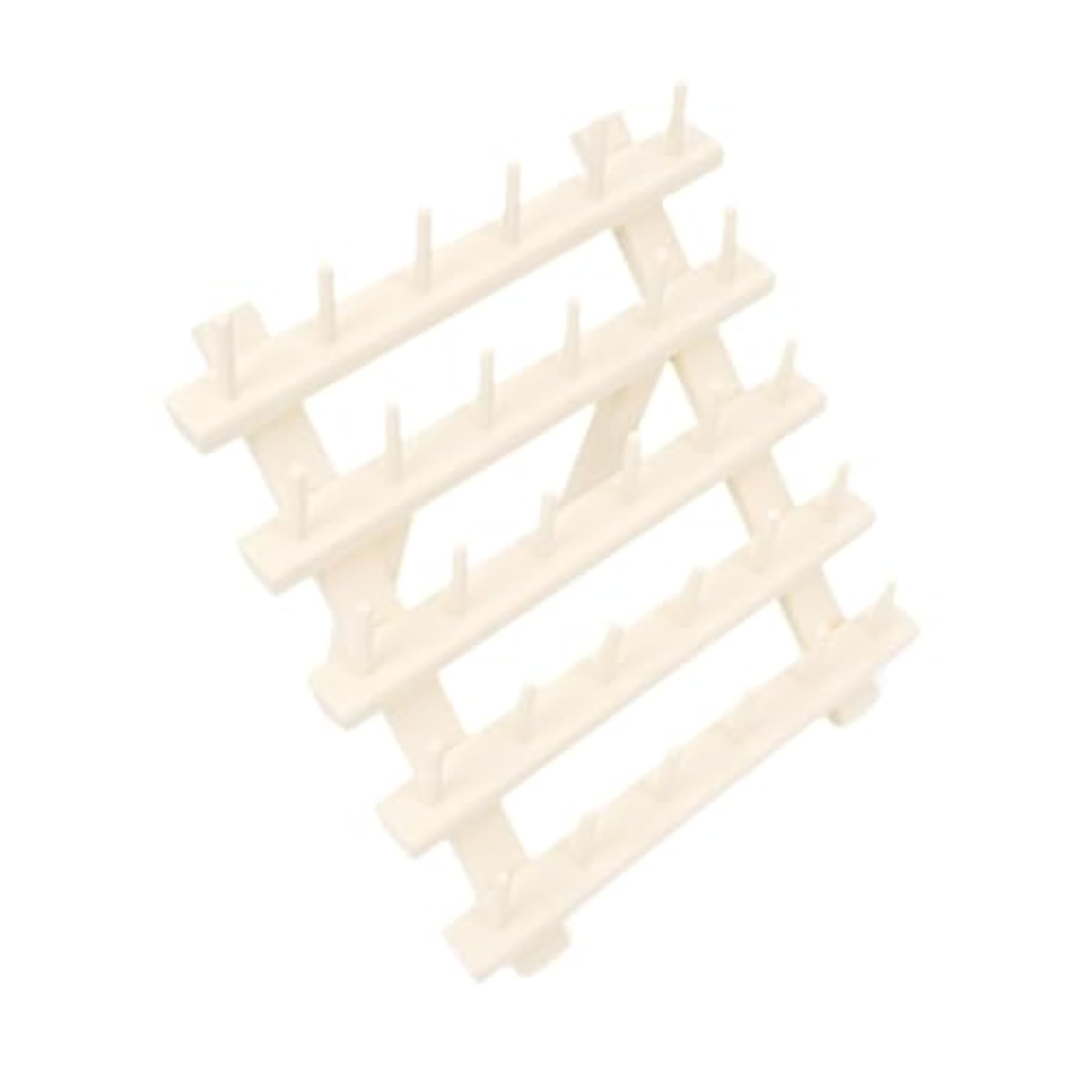 Wooden Thread Holder for 30 Spools, Sewing Thread Rack