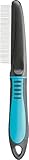 Trixie 23771 Fell-Entwirrer, feine Zinken, 22 cm, Schwarz/Blau