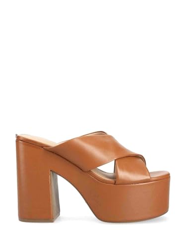Sandales à talons GUESS pour femme marron modèle Fl6tz2 lea03