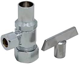 PROFLO PFXAC32CLK 5/8" x 3/8" Angle Supply Stop with Loose Key - Chrome