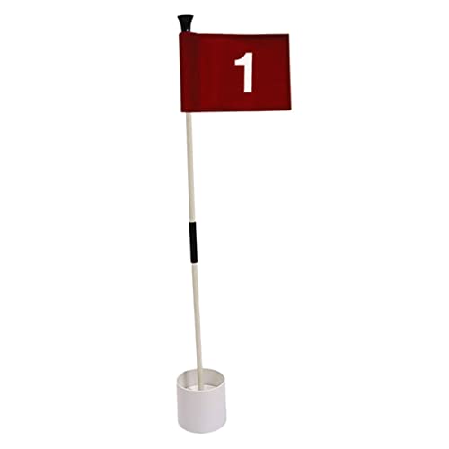 KESYOO Golfing Flag Kit Golf Flagstick Removable Flags for Court Golfing Supplies