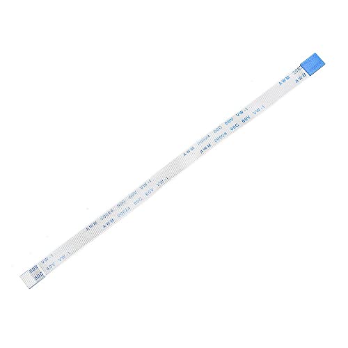 AKUYAO 12PIN 0.5mm Pitch AWM 20624 80C 60V VW-1 Flexible Flex Cable FFC FPC Flat Ribbon Wire Type B Flip Side Connector (Length:200mm)