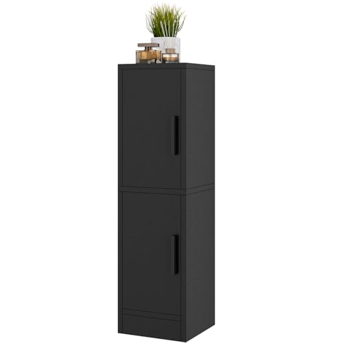 IBUYKE Small Bathroom Storage Cabinet, Narrow Floor Corner Cabinet with