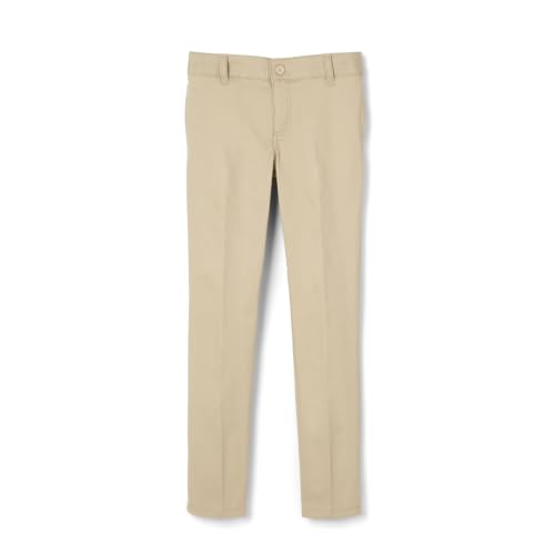 Image of French Toast Girls' Skinny Fit Stretch Twill Pant | Adjustable waist; School Uniform Pants; Available in Girls' Plus sizes
