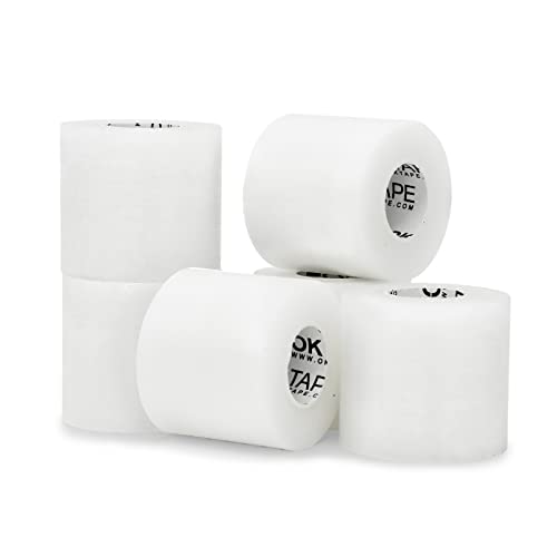Image of OK TAPE OKPore Transparent Medical Tape (Pack of 6) - First Aid Surgical Tape Hypoallergenic and Breathable for Wound Dressing Care, Latex Free, 2in x 10yds