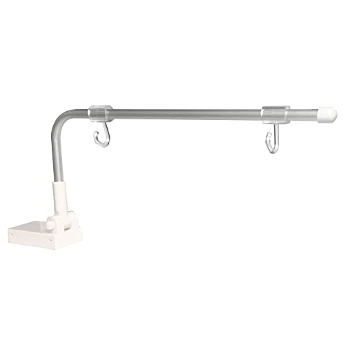 Hanging Sign Holder for Retail, Magnetic Base Adjustable Aisle Sign Holder for Retail Gondola Shelving, 25 Pack