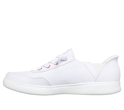 Skechers Skechers Women's Hands Free Slip-Ins Skip Cute - B Cute Sweet Sneaker, White, 9.5