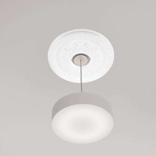 Médaillon de plafond cache-trou pour masquer les défauts - 8