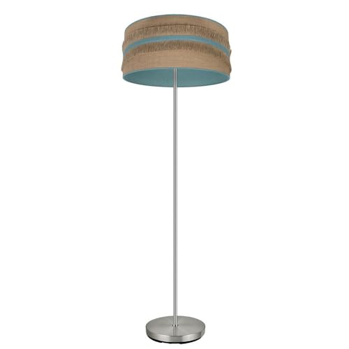 Levitantes Lámpara de pie 1xe27 de níquel y saco turquesa, dimensiones 164x40x40 cm, ideal para iluminación decorativa y funcional en espacios modernos.