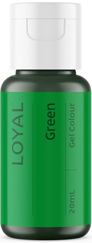 Image of Loyal Gel Food Coloring | Vibrant Color for Buttercream, Fondant, Royal Icing, Gum Paste, Marzipan and Cake Batter | Gel-Based Concentrated Food Dye - 20ml Green