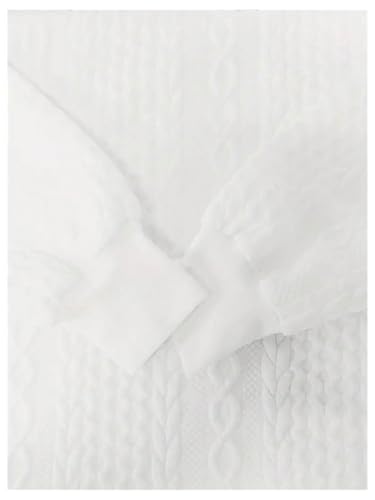 COZYEASE Women's Cable Knit Sweaters Boat Neck Long Sleeve Basic Pullover Tops Loose Casual Knitwear3