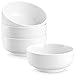 Messe mit günstig Kaufen-MALACASA Serie Regular, 4-teilig Müslischalen Set, 800ml Suppenschalen, Porzellan Müslischale Groß, Suppenschalen mit Breitem Durchmesser, Schüssel Set aus keramik, Ramen Schüssel, Weiß
