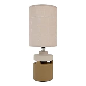 @home by Nilkamal Sunny Table Lamp (Beige)