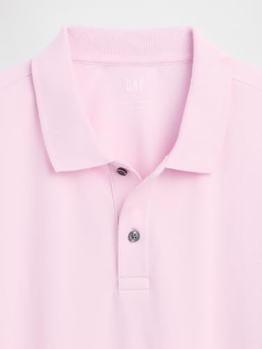 Image of Gap Men Solid Regular fit Half Sleeve Collared Neck T-Shirt
