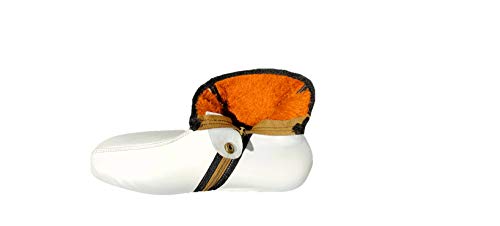Image of Azad Genuine Leather White Socks