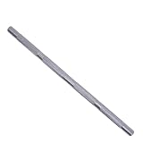 TUOREN Straight Rod Percussion Cowbell Mount Rod for Drum Set Percussion Cowbell Mounting 3/8' Rods (Silver)