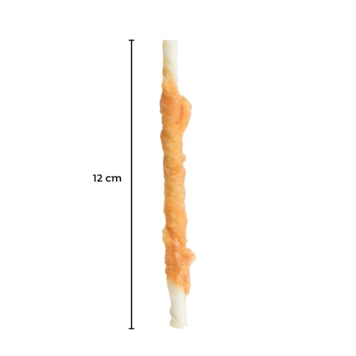TRIXIE Hundeleckerli Denta Fun Chicken Chewing Rolls – 240 g, 30 St., 12 cm – Ansicht 3