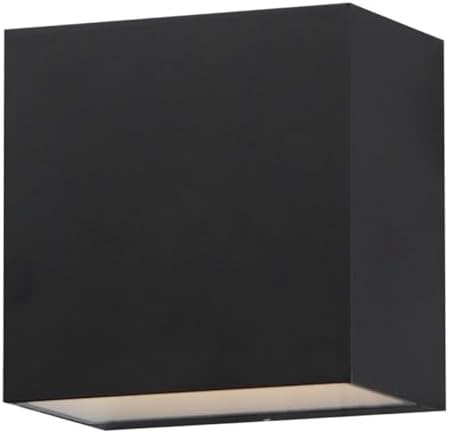 ET2 Blok - 24W 2 LED Outdoor Wall Mount-6.25 Inches Tall and 6.25 Inches Wide-Black Finish