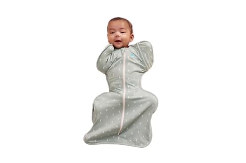 Image of Love to Dream Swaddle UP, Baby Sleep Sack 10. TOG, Self-Soothing Swaddles for Newborns, Improves Sleep, Snug Fit Helps Calm Startle Reflex, Newborn Essentials for Baby, Small 8-13lbs, Moon Olive