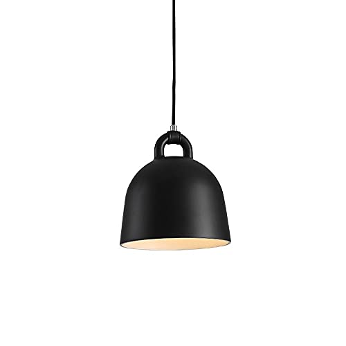 Lustre suspension noire en résine au design scandinave pour villa
