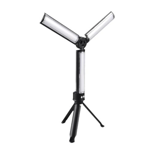 Baoblaze Linterna de Camping, luz de trabajo, soporte plegable portátil inalámbrico, luces para tienda de campaña para garaje, reparación de automóviles