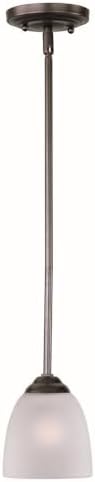Maxim Stefan-One Light Mini Pendant in Contemporary Style-5 Inches Wide by 6 inches high-Oil Rubbed Bronze Finish