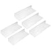ULTECHNOVO 5 Pcs Divisor Acrílico Divisor Transparente Divisor de Estante de Separador para Armarios