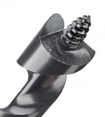 WoodOwl 01007 Deep Cut Wood Boring Auger Bit, 24-Inch Length x 5/8-Inch Diameter