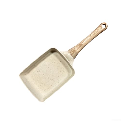 Auténtica sartén japonesa pequeña para hacer tortillas para rollos de huevo (beige)