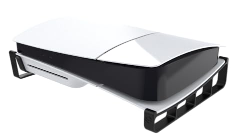 Suporte Horizontal Compatível Com Playstation 5 Slim Mídia (Preto)