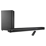 MEDION P64377 Dolby Atmos Soundbar mit Wireless Subwoofer (kabellos, Surround, LED Display, Bluetooth, 2 x HDMI CEC Eingang, 1 x HDMI eARC Ausgang, AUX, Optischer Eingang)