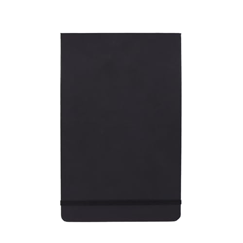 Amazon Basics Art Sketch Book for Drawing and Painting, Thick Paper, 5.25" x 8.25", 72 Sheets, Black