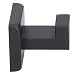 Badezimmerhaken, Mattschwarzer Mantel Kleiderhaken Edelstahl Wandhaken Badetuchhalter Einzelner Bademantel Kleiderhaken Heavy Duty Square Kleiderbügel