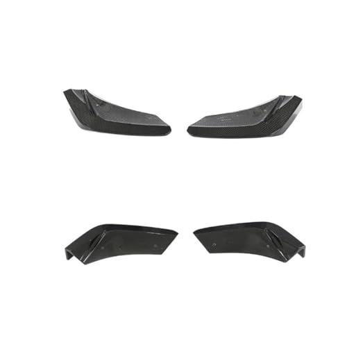 Difusor trasero de fibra de carbono para Corvette C8 Stingray, aletas protectoras OZCCH